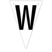 MODERNES WEDING-DECOR WIMPELKETTE (Dritte Fahne)