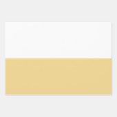 Modernes, weiches Gelb und Weiß Kwanzaa Geschenkpapier Set (Vorderseite 3)