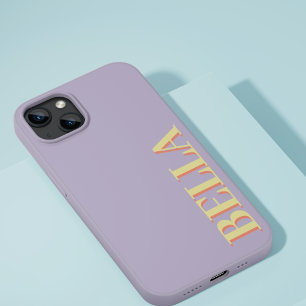 Modernes, weiches Lila, minimales zeitgemäßes Case-Mate iPhone 14 Hülle