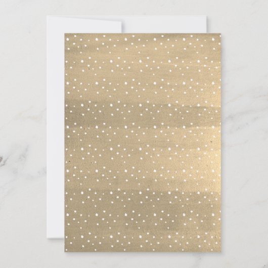 Modernes WEIHNACHTEN-Muster Weihnachtsfeier Menü Einladung (Rückseite)