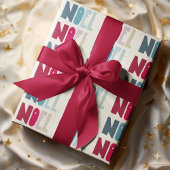 Modernes Weihnachten Weihnachten Weihnachten Feier Geschenkpapier