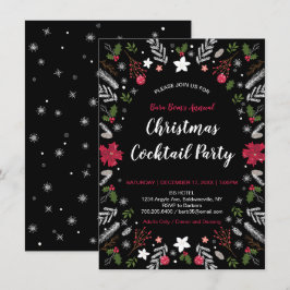 Modernes Weihnachts-Party, Feierabend Einladungen