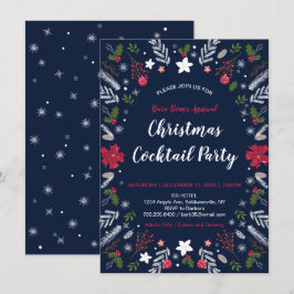 Modernes Weihnachts-Party, Feierabend Einladungen