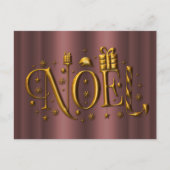 Modernes Weihnachts-Rose Gold Weihnachten (Vorderseite)