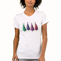 Modernes Weihnachtsbaum-Shirt