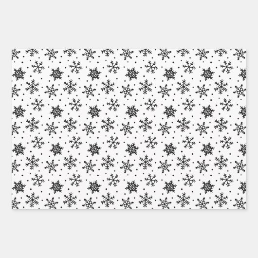 Modernes Weihnachtsbaum-Urlaubspapier Geschenkpapier Set (Vorderseite 3)