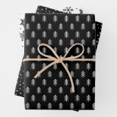 Modernes Weihnachtsbaum-Urlaubspapier Geschenkpapier Set (Beispiel)