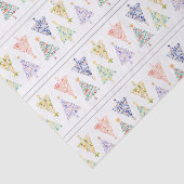 Modernes Weihnachtsbaumgewebe Seidenpapier (Ausschnitt)