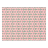 Modernes Weihnachtsbaummuster auf Pfirsich Tischdecke (Vorderseite (Horizontal))