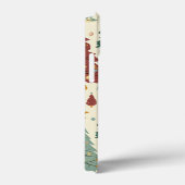 Modernes Weihnachtsbaummuster aus dem Mittelalter Case-Mate iPhone Hülle (Rückseite / Rechts)