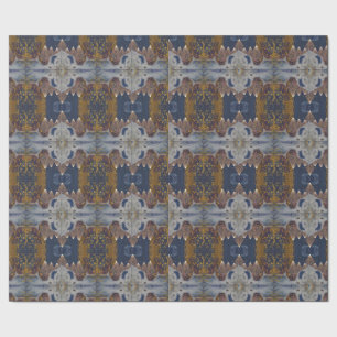 Modernes Weihnachtsbaummuster Geschenkpapier