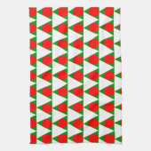 Modernes Weihnachtsbaummuster Handtuch (Vertikal)