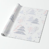 Modernes Weihnachtsbaumwrapping Paper Geschenkpapier (Ungerollt)