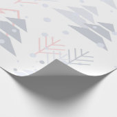 Modernes Weihnachtsbaumwrapping Paper Geschenkpapier (Ecke)