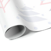 Modernes Weihnachtsbaumwrapping Paper Geschenkpapier (Rolleneckpunkt)