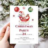 Modernes Weihnachtsfest Einladung