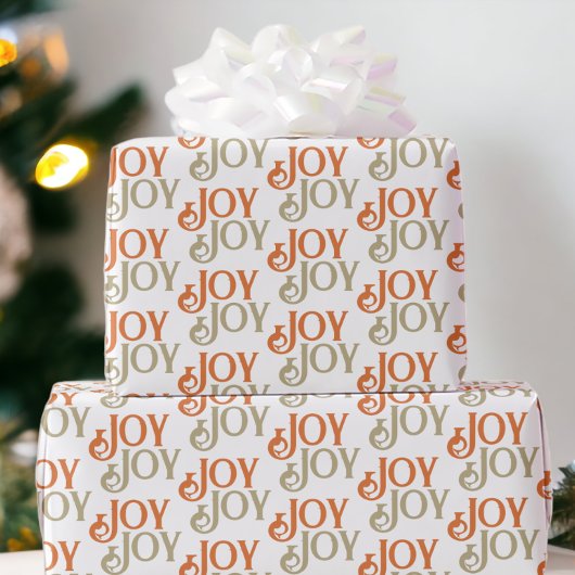 Modernes Weihnachtsfest Geschenkpapier