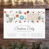 Modernes Weihnachtsfest im Unternehmen Minimalisti Einladung