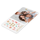 Modernes Weihnachtsfest in der Familie - Foto Magnet (Linke Seite)