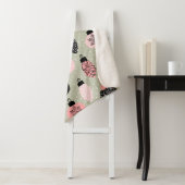 Modernes Weihnachtsfest Personalisiert Sherpa Blan Sherpadecke (Beispiel)