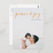 Modernes Weihnachtsfriedensstipendiat (Postcard ba Postkarte (Vorne/Hinten)