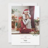 Modernes Weihnachtsgebäck Elegant Feiertagskarte (Vorderseite)