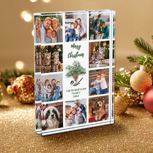 Modernes Weihnachtsgebäck Fotoblock