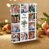 Modernes Weihnachtsgebäck Fotoblock