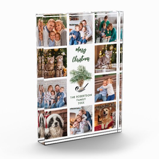 Modernes Weihnachtsgebäck Fotoblock (Links)