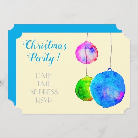 Modernes Weihnachtsgebäck in Rosa und Blau des Par Einladung (Vorne/Hinten)