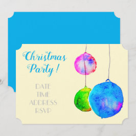 Modernes Weihnachtsgebäck in Rosa und Blau des Par Einladung