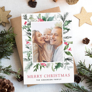 Modernes Weihnachtsgebäck - Minimalistisches Foto Feiertagskarte