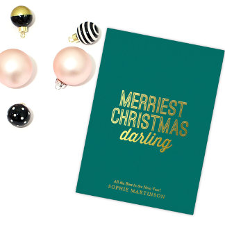 Modernes Weihnachtsgebäck ohne Foto Folien Feiertagskarte
