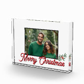 Modernes Weihnachtsgeschenk Fotoblock (Rechts)