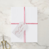 Modernes Weihnachtsgeschenk Geschenkanhänger (Mit Garn)