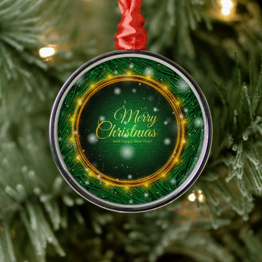 Modernes Weihnachtsgeschenk Ornament Aus Metall (Baum)