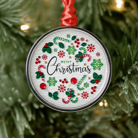 Modernes Weihnachtsgeschenk Ornament Aus Metall (Baum)