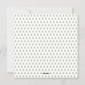 Modernes Weihnachtsgrün Wreath Berries Foto Feiertagskarte (Rückseite)