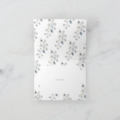 Modernes WeihnachtsLOGO-Geschäft geklappt Feiertagskarte (Innenseite)