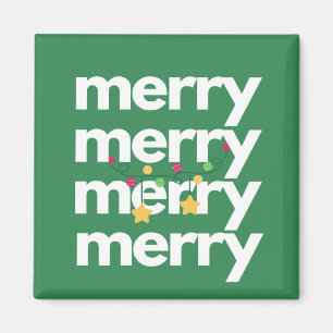 Modernes Weihnachtsmagnet Magnet