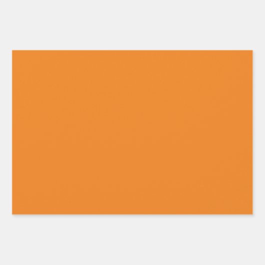 Modernes Weihnachtsmuster niedlich orange grün Geschenkpapier Set (Vorderseite 2)