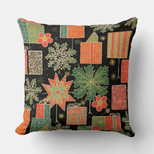 Modernes Weihnachtsmuster Pillow - Abstrakter Urla Kissen