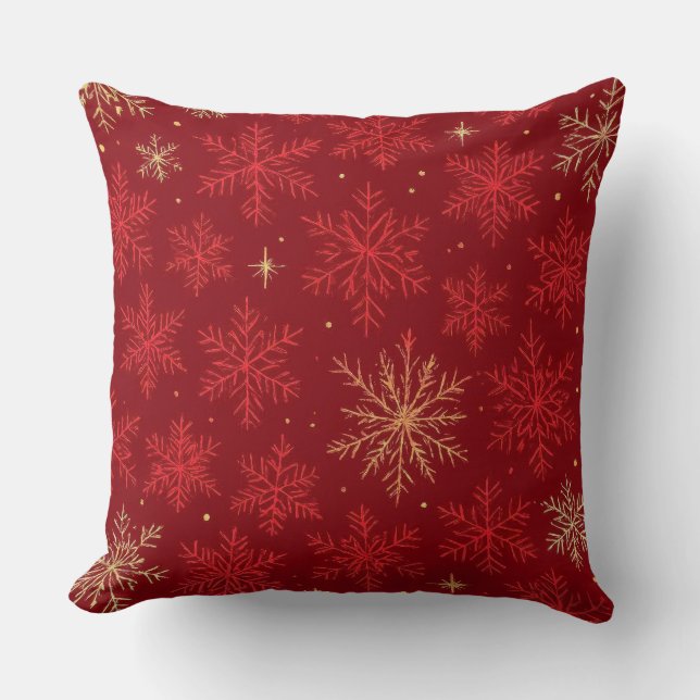 Modernes Weihnachtsmuster Pillow - Abstrakter Urla Kissen (Vorderseite)
