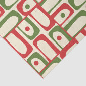 Modernes Weihnachtspiquet Modernist Xmas Mitte des Seidenpapier (Detail)