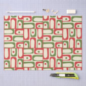 Modernes Weihnachtspiquet Modernist Xmas Mitte des Seidenpapier (Handwerk)