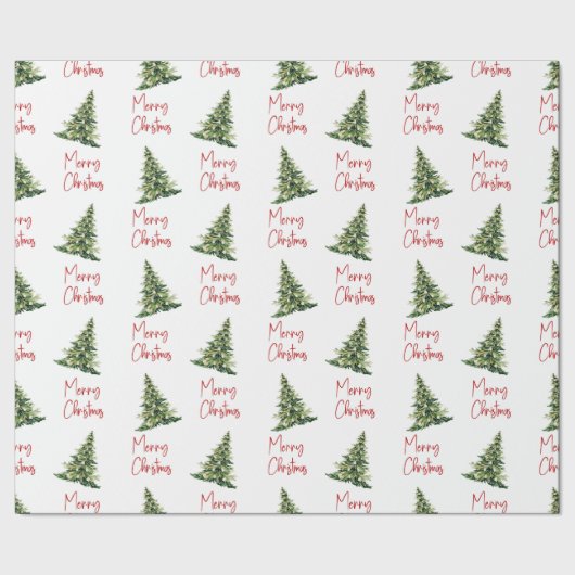 Modernes Weihnachtswackelpapier Geschenkpapier (Saum)