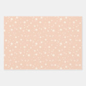 Modernes Weihnachtswackelpapier Geschenkpapier Set (Vorderseite 3)