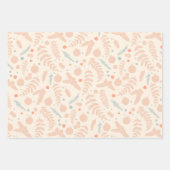 Modernes Weihnachtswackelpapier Geschenkpapier Set (Vorderseite)