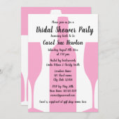 Modernes Weinkeller Brautparty Party Einladung (Vorne/Hinten)