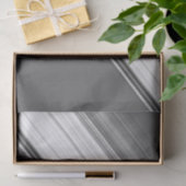 Modernes Weiß auf Grau Seidenpapier (Geschenk)